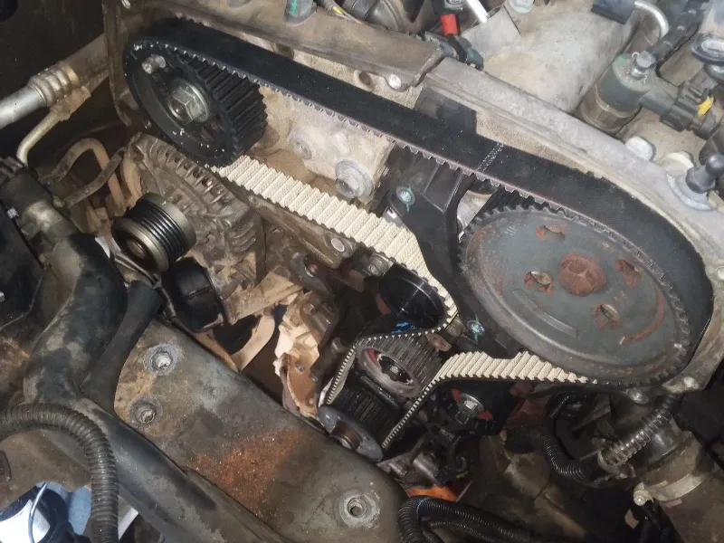 Troca da correia dentada, motor 2.0 diesel multijet 